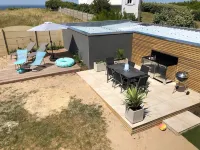 Maison des dunes, panoramic sea view and waterfront - bikes, paddles Hotel a Plouescat