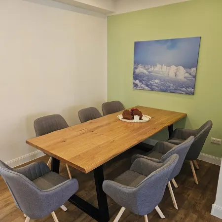 Farbzauber Blau im Harz apartment Thore with sauna, balcony, garden, bicycle shed