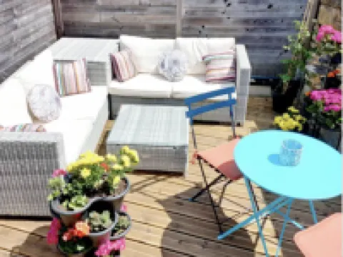 COUP de COEUR - Trés beau 2P avec grande Terrasse sur le PORT de ST Goustan Hotéis em Auray