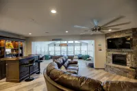 Waterfront Home with private boat ramp and boat dock.