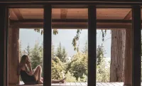 New Denver Lodge - vue sur la montagne