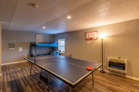 Game Room and Gorgeous Firepit Area - Stunning Mountain Haven