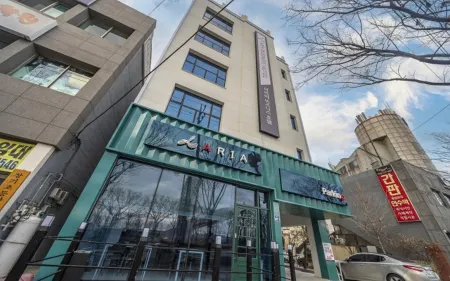 Pohang Haedo-Dong Aria Business Hotel Отели в г. Пхохан