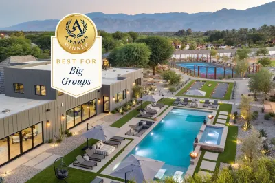 Expansive Pool, Tennis Court, Gym, and Gourmet Kitchen - Elegant Haven Hotels near Palm Desert Church of Christ