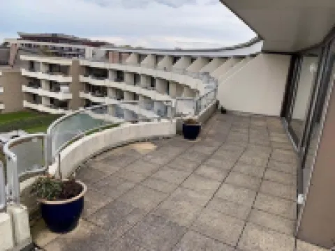 Penthouse by North Sea with Pool and Sauna