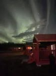 Alaska Log Cabins on the Pond