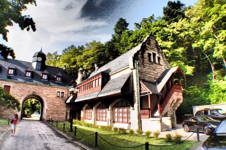 Schloss Hotel Wolfsbrunnen Отели в г. Бад-Зоден-Аллендорф