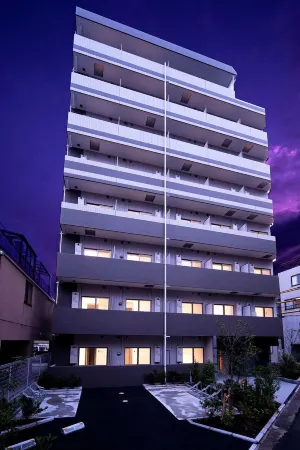 Voga Corte Chidoricho Отели рядом со станцией Ж/д станция Симомаруко (Shimomaruko)