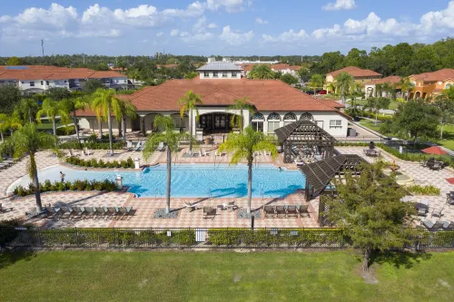 디즈니 근처 화려한 4Bd 스크린 풀 4572