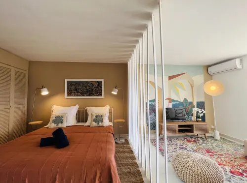 NEW: SUPERB STUDIO WITH SEA VIEW, BEACH & POOL IN MONT VERNON, ORIENTAL BAY