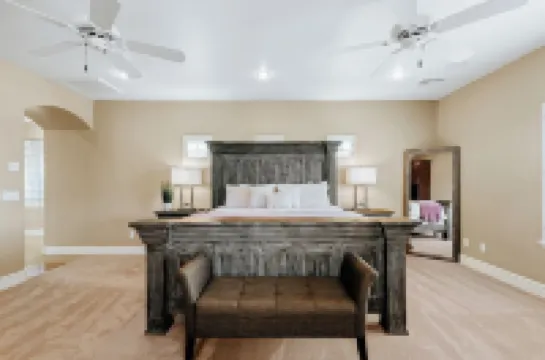 Luxury Retreat With Heated Pool & Hidden Game Room 6 Bedroom Home by RedAwning