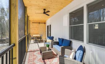 Walk to Beach & Sebago Lake: Luxe Family Getaway!