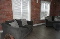 Totally renovated  Tell City IN apartment with huge deck above a wine room