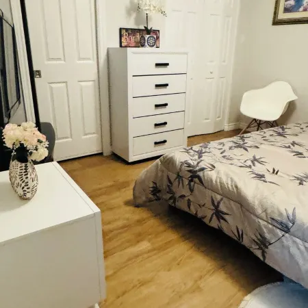 Luxurious 2 Bedroom with King and Queen bed and 1.5 Bathroom sleeps 6.