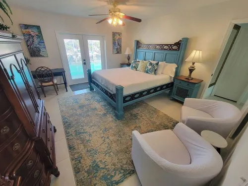 Canalfront Retreat! 2BR + Bunk Nook, Pool & Boat Dock – Easy Water Access!