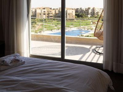 Cozy studio with Pool View, WiFi and AC in serene Palm Parks
