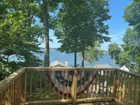 Charming 4-bedroom with views of Paw Paw Lake. Sleeps up to 10.