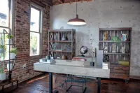 Charming 2-bedroom apartment in delightful Downtown Statesville with WiFi, AC.