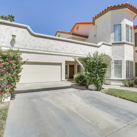Patio + Pool Access: Stunning Palm Desert Townhome