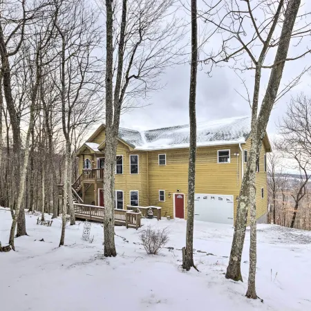 Family Home w/ Decks & Sunset Views in Beech Mtn!