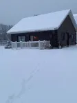Vermont's Cozy Winter Cabin at Trail End Ranch!
