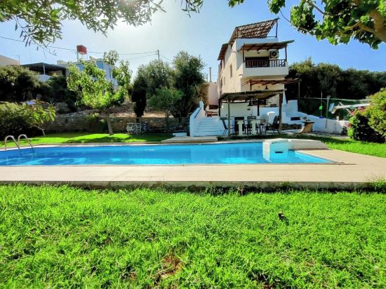 Elounda Almond Tree Villa Private Pool, Sea Views & Birds in a Relaxing Authentic Cretan Escape