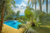 Paraíso Las Palmeras with pool in San Jerónimo - 游泳池