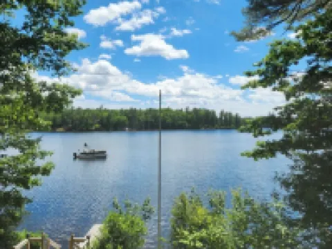Waterfront home on Forest Lake in Gray, Maine. Perfect for 1 or 2 couples. Hotels in Gray