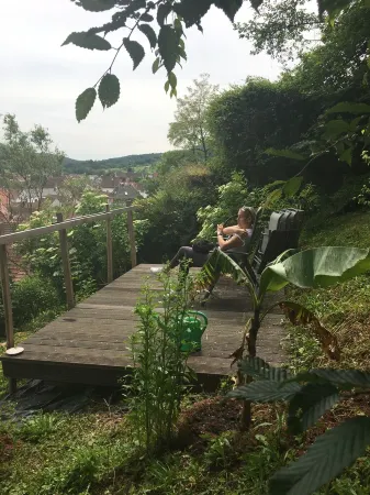 YOUR COUNTRY HOUSE in Palatine with garden, terrace,  nature and tranquillity Отели в г. Ойсерталь