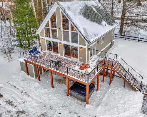 Mountain Cabin overlooking Boyne near Nubs W/ Hot Tub Hotels in Pleasantview Township