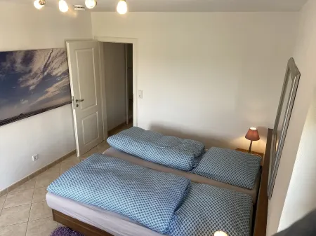 directly on the beach, balcony overlooking the sea, beach chair, close to the golf course