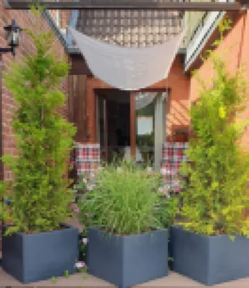 Modern 2 room apartment, 1st Floor separately in a family house, location close to the city