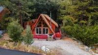 Forest Dream Retreat: A-Frame Cabin/Hot Tub/Games