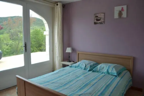 Large Provencal villa with panoramic view very close to Vallon Pont d 'Arc