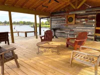 Cozy Lake Fork Cabin~private boat ramp, open-air dock & lift, fire pit