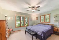 Inspirational nature backdrop. End of the road beside the woods. Hotels in Delavan