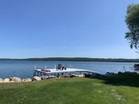 Lake Front, Lake Charlevoix, Large Park like setting. Hotels in Eveline Township