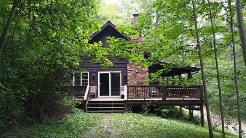 BIG ROCK LOG CABIN , Beside Natural Bridge/Red River Gorge