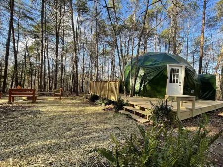 Charlotte Glamping Dome- Fawn and Fern Hideaway