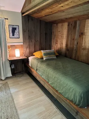 Cozy cabin in the heart of ski country.