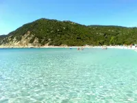 Villa with pool in a quite Village near the Beautiful Sandy beach of Costa Rei