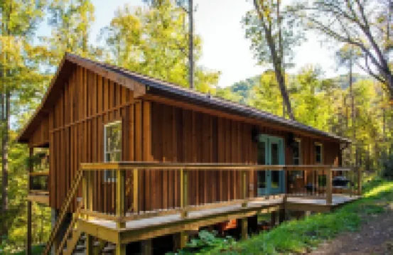 River cabin on 45 acres of private mountain land PET FRIENDLY
