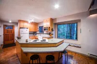 A 2-story, 3-bedroom traditional family ski chalet