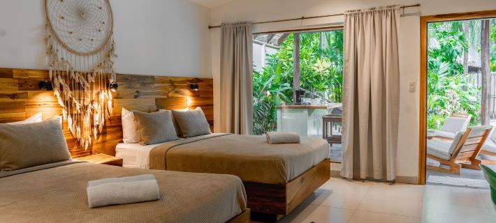 Banana Beach Bungalows Hoteles en Playa Carmen