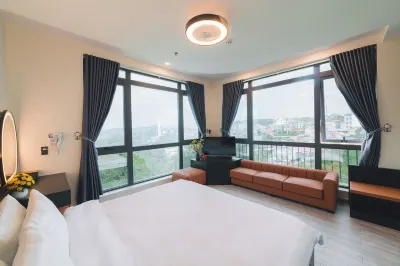Greenview Hotel DaLat Các khách sạn gần View săn mây điện gió