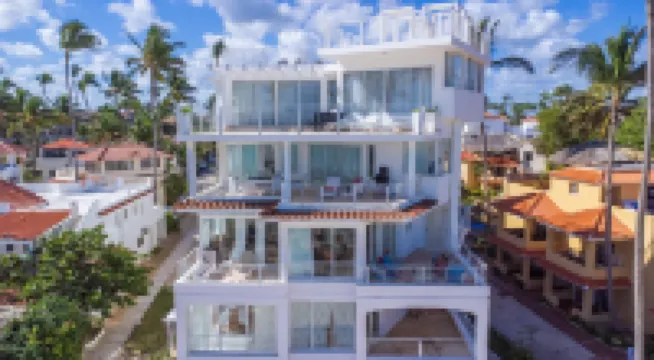 Prime Ocean View Punta Cana Apartments - 3-Bedroom Getaway with Private Terrace on Bávaro Beach