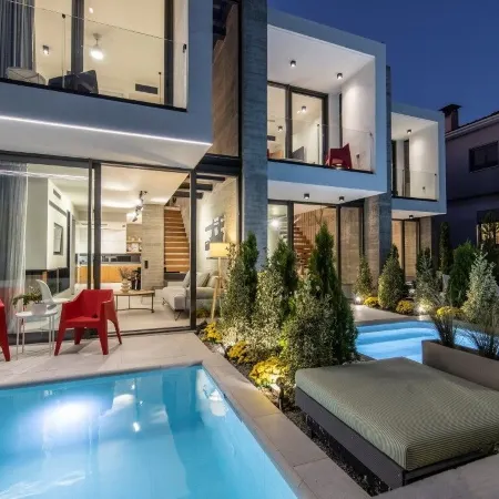 Ikies 3 Modern Eco-Friendly Private Seaview Signature Villas with a Pool