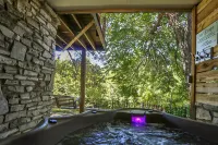 Private Patio and Scenic Creek Views - Elegant Escape