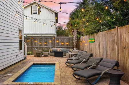 Pool Firepit Near Miramar Beach Access Blue Surf Lane by AvantStay
