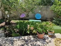 house by the water in the gulf of santa Manza 6 km from Bonifacio and